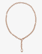 Alta Capture Charm 18ct rose gold-vermeil link necklace