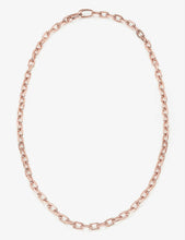 Alta Capture Charm 18ct rose gold-vermeil link necklace