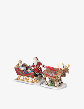 Christmas Toys Sleigh porcelain statue