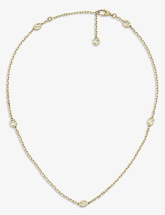 Interlocking GG 18ct yellow-gold necklace