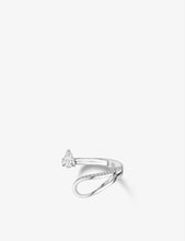 Serti Inversé 18ct white gold and 0.52ct diamond ring