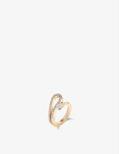 Serti Inversé 18ct rose gold and 0.65ct diamond ring