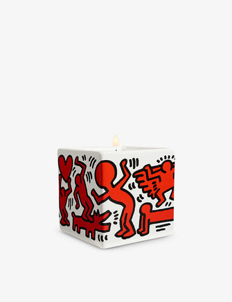 Keith Haring Red on White scented candle 260g