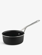 Aluminium and 18/10 stainless steel saucepan