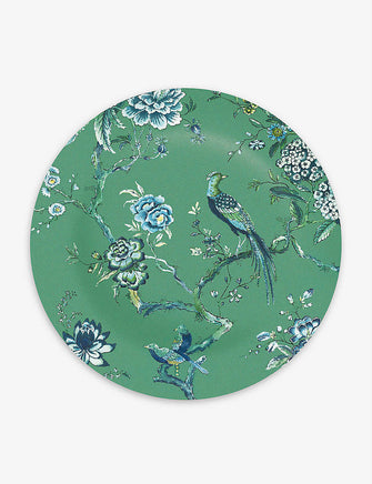 Chinoiserie porcelain ornamental platter 34cm