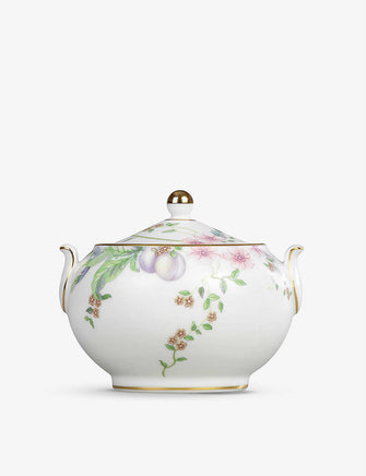 Sweet Plum bone-china sugar bowl 7cm