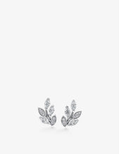 Tiffany Victoria® Vine diamond and platinum earrings