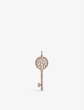 Tiffany Victoria Vine Key diamond and 18ct rose-gold pendant