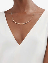 Tiffany T Smile extra-large 18ct rose-gold necklace