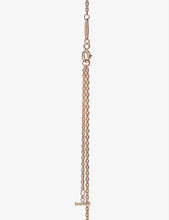 Tiffany T Smile extra-large diamond and 18ct rose-gold necklace