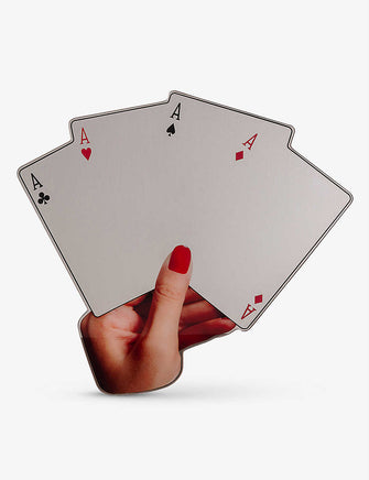 Poker-frame mirror 72cm