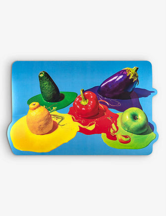 Seletti wears TOILETPAPER Vegetables cork placemat 45cm x 35.8cm