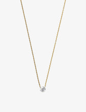 Aria diamond and 18ct yellow-gold necklace