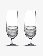 Mixology Circon crystal hurricane glasses set of two