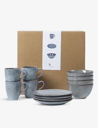 Nordic Sea ceramic tableware set