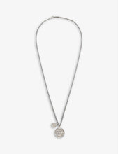 Orion rhodium-plated sterling-silver necklace