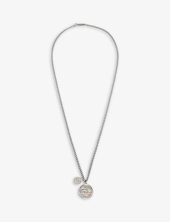 Orion rhodium-plated sterling-silver necklace