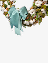 Rustic Christmas real-foliage wreath 40cm