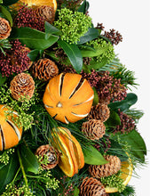 Pine and Apple real-foliage wreath 40cm