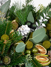 Silver Pine real-foliage wreath 40cm