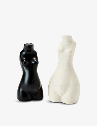 Anissa Kermiche Tit For Tat earthenware salt and pepper shakers