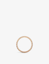 Ice Cube 18ct rose-gold and diamond ring