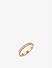 Ice Cube 18ct rose-gold and diamond ring