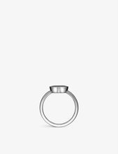 Happy Diamonds Icons 18ct white-gold and 0.05ct diamond ring