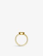 Happy Diamonds 18ct yellow-gold and 0.05ct diamond ring