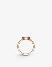 Happy Diamonds Icons 18ct rose-gold and 0.05ct diamond ring