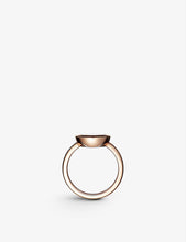 Happy Diamonds Icons 18ct rose-gold and 0.15ct diamond ring