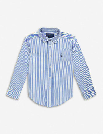 Blake striped cotton-poplin shirt 2-4 years