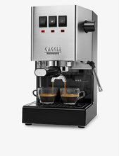 Classic stainless-steel coffee machine