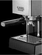 Classic stainless-steel coffee machine