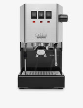 Classic stainless-steel coffee machine