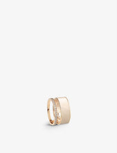 Berbere Module diamond and 18ct rose-gold ring