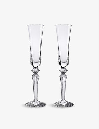 Mille Nuits Flutissimo champagne flutes set of two