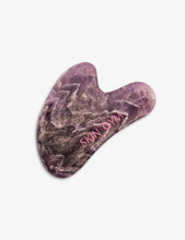 Heart amethyst gua sha