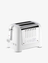 Lite two-slice stainless steel toaster