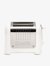 Lite two-slice stainless steel toaster