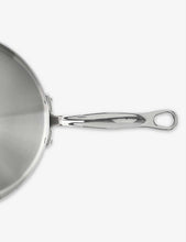 3-ply stainless steel saucepan with lid 18cm