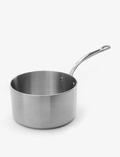 3-ply stainless steel saucepan with lid 20cm