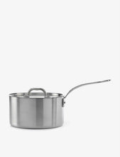 3-ply stainless steel saucepan with lid 20cm