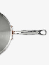 Copper Induction chef's saucepan with lid 16cm