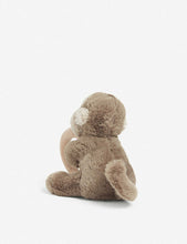 Shooshu Monkey wooden ring soft toy 14cm