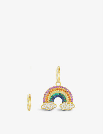 Arc-En-Ciel asymmetric earrings