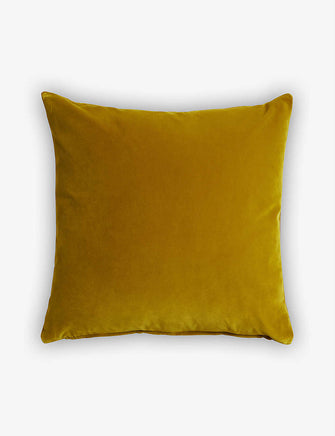 Monroe cotton-velvet blend cushion 50cm x 50cm