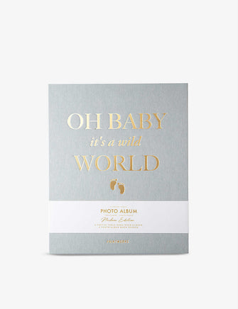 Oh Baby It's a Wild World coffee table photo album 21cm x 28cm