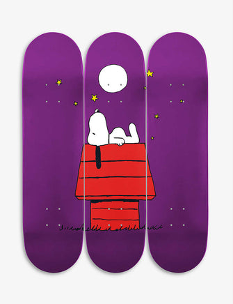 The Skateroom X Rob Pruitt skateboard deck triptych