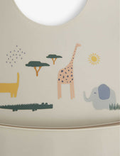 Tilda zoo-print silicone bib set of two